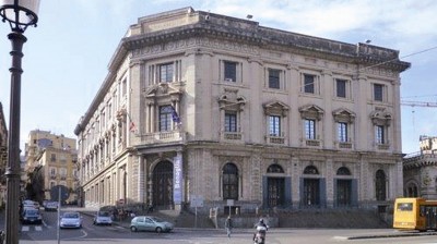 Il palazzo della Borsa di Catania