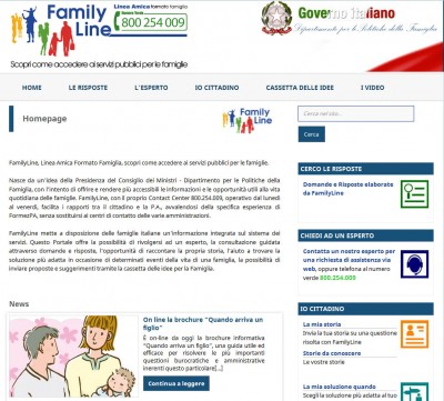 Family Line home page