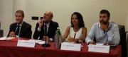 Convegno Ancl, da sinistra: Nello Musumeci, Cristiano Leonardi, Chiara Barone ed Erasmo Palazzotto