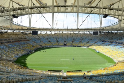 Stadio Maracanã, dove si terranno le cerimonie di apertura e chiusura e le finali del torneo di calcio (ph Wikipedia)
