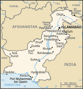 Pakistan mappa
