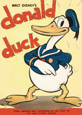 Una delle prime immagini di Paperino... Donald Duck