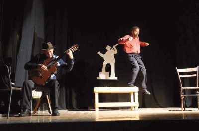 Alcuni momenti dello spettacolo messo in scena presso il Museo dei Cantastorie di Paternò per celebrare Ignazio Buttitta