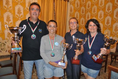 I premiati del concorso Dugongo di Milazzo. Tony Palermo, Monica Strano e Graziella Basile NEW