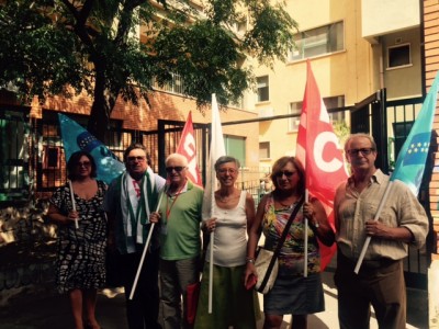Protesta sindacati catania cavour