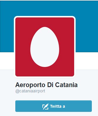 Aereoporto Catania su Twitter