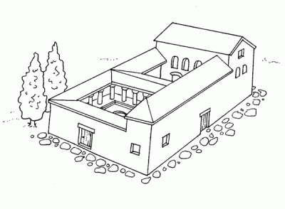 La tipica forma di una casa araba