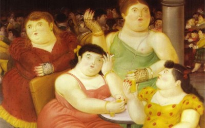 Four-Women-Wallpaper-Fernando-Botero
