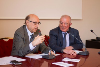 Carmelo Nicoloso e Prof. Roberto Fallico