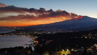 Etna, foto pubblicata da Salvo Pogliese